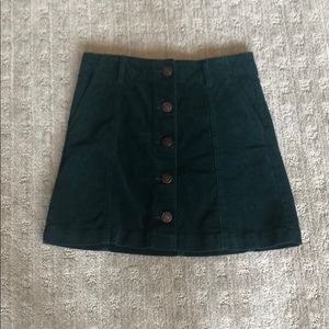 Corduroy skirt
